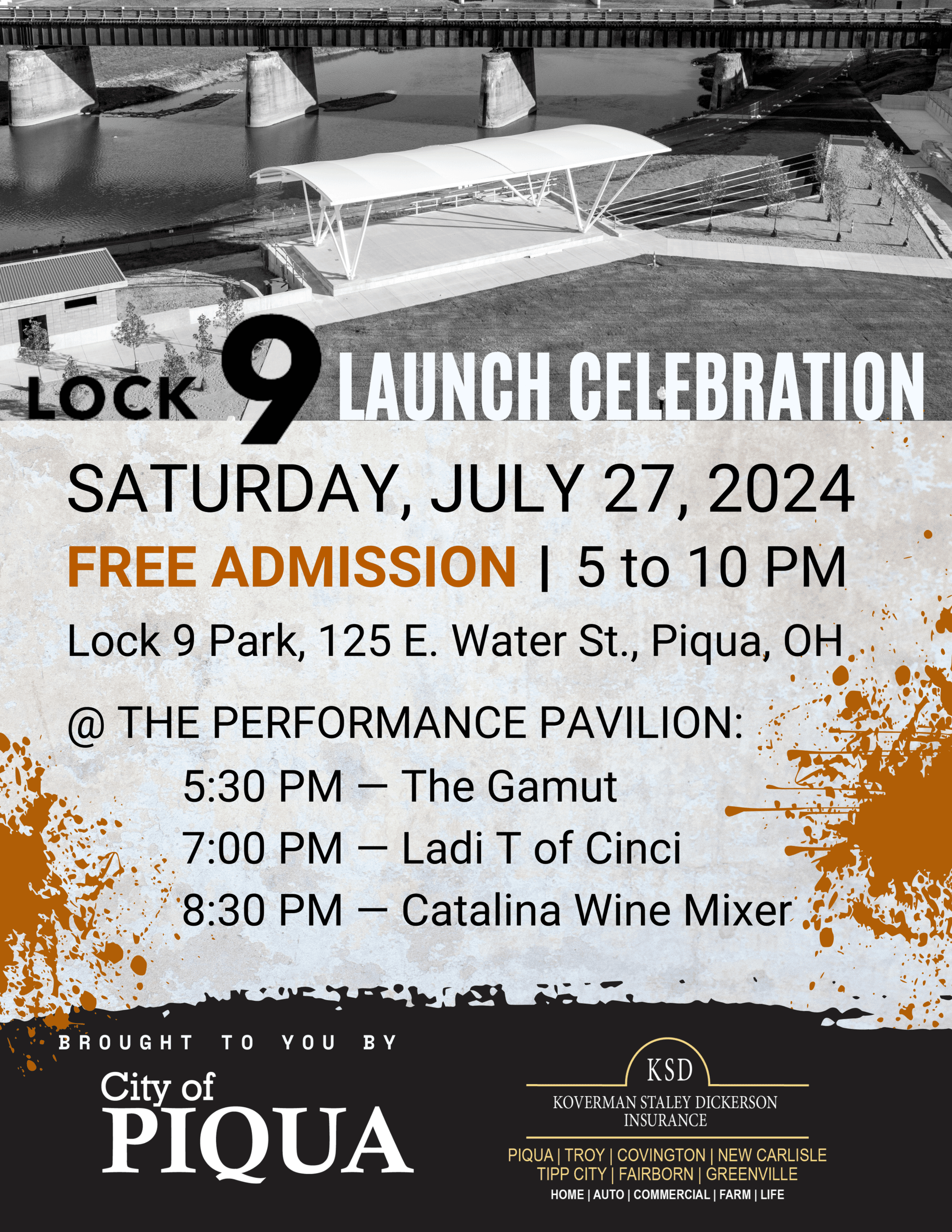Lock 9 Launch Promo Flyer