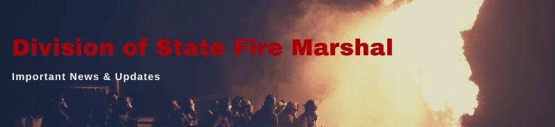 Division of State Fire Marshal Banner